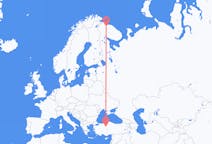 Flights from Murmansk, Russia to Ankara, Turkey