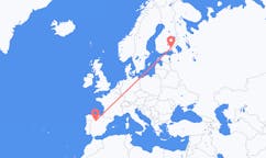 Flights from Valladolid, Spain to Lappeenranta, Finland
