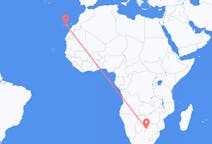 Flights from Gaborone to Tenerife