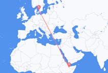 Flights from Hargeisa to Halmstad