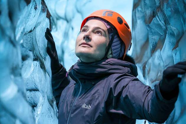 Escursione sul ghiacciaio + Avventura nella grotta di ghiaccio con foto professionali