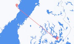 Flyg från Skellefteå till Nyslott