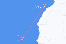 Vluchten van Praia, Kaapverdië naar Ajuy, Spanje