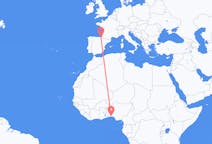 Flyrejser fra Lagos, Nigeria til San Sebastian, Spanien