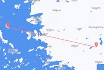 Flights from Isparta, Turkey to Skyros, Greece