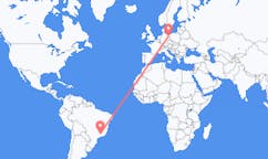 Flyg från Varginha, Brasilien till Berlin, Maryland, Tyskland