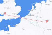 Flyg från Frankfurt, Tyskland till Bristol, England