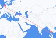Flyreiser fra Surat Thani-provinsen, Thailand til Münster, Tyskland