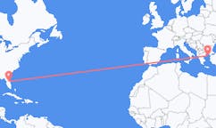 Flyrejser fra Orlando til Lemnos
