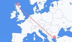 Flyrejser fra Lemnos, Grækenland til Inverness, Skotland