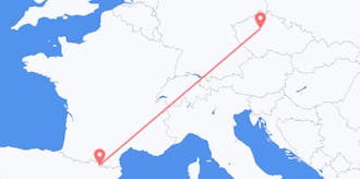 Flyreiser fra Tsjekkia til Andorra
