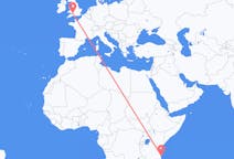Flights from Mafia Island, Tanzania to Bristol, the United Kingdom