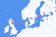 Flyreiser fra Helsingfors, til Edinburgh