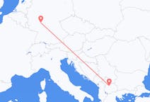 Lennot Skopjesta Frankfurtiin