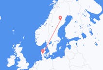 Flights from Billund, Denmark to Lycksele, Sweden