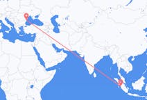Flyreiser fra Padang, Indonesia til Constanța, Romania