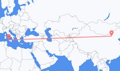 Flyreiser fra Hohhot, Kina til Trapani, Italia