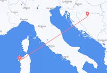 Flyg från Banja Luka, Bosnien och Hercegovina till Alghero, Italien