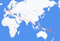 Flyreiser fra Luganville, Vanuatu til Nürnberg, Tyskland