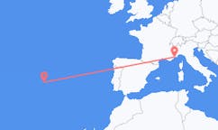 Flyg från Monaco, Monaco till Terceira, Portugal