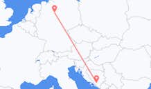 Flyg från Hannover till Mostar
