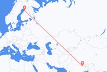 Flüge von Janakpur, Nepal nach Oulu, Finnland