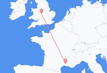Flyrejser fra Nîmes, Frankrig til Birmingham, England