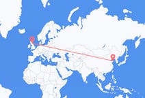 Flyg från Yantai, Kina till Edinburgh, Skottland