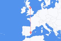 Flights from Murcia, Spain to Leeds, the United Kingdom