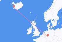 Flyreiser fra Frankfurt, til Reykjavík