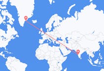 Flights from Hubli, India to Kulusuk, Greenland