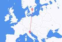 Flights from Rimini, Italy to Växjö, Sweden