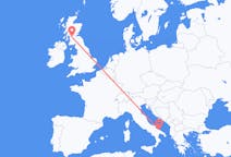 Flyg från Bari, Italien till Glasgow, Skottland