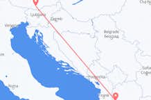 Lennot Ohridista, Pohjois-Makedonia Klagenfurtiin, Itävalta