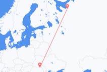 Fly fra Arkhangelsk til Suceava