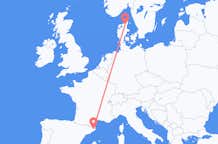 Voli da Gerona, Spagna ad Aalborg, Danimarca