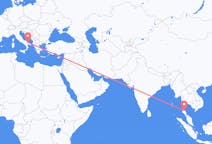 Flyg från Surat Thani Province, Thailand till Bari, Italien