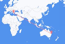Flyreiser fra Gold Coast, Australia til Skiathos, Hellas