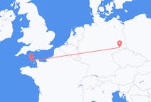 Flyreiser fra Saint Peter Port, Guernsey til Dresden, Tyskland