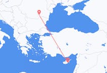 Vluchten van Larnaca, Cyprus naar Boekarest, Roemenië