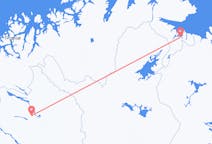 Vluchten van Kiruna naar Kirkenes
