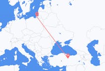 Vols depuis la ville de Kaliningrad vers la ville de Sivas