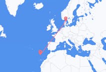 Flyreiser fra Aalborg, Danmark til Funchal, Portugal