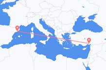 Vluchten van Adana, Turkije naar Barcelona, Spanje