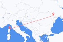 Loty z Kiszyniów, Mołdawia z Bastia, Francja