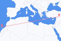 Fly fra Şanlıurfa til Lanzarote