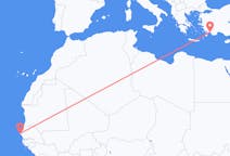 Flights from from Dakar to Dalaman