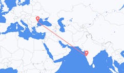Flights from Kolhapur, India to Constanța, Romania