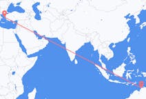 Flyrejser fra Darwin, Australien til Chios, Grækenland