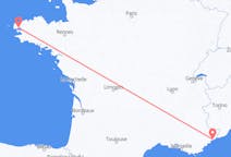Flyrejser fra Nice, Frankrig til Brest, Frankrig